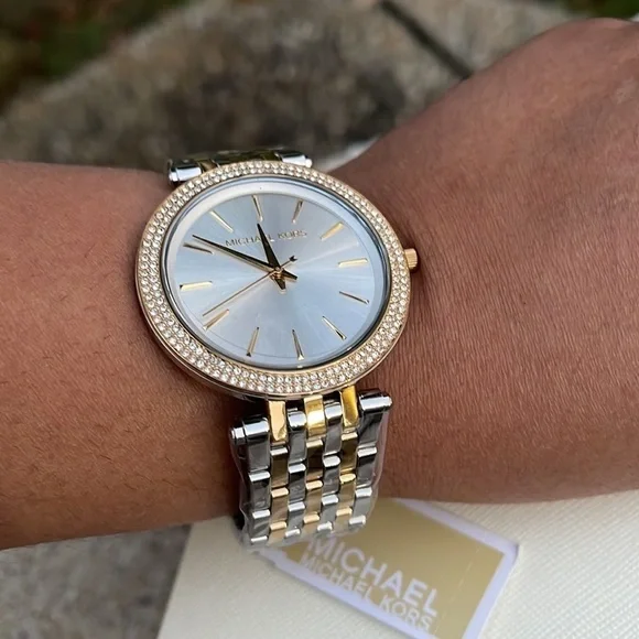 MICHAEL KORS Women's Two - Tone Bracelet Watch , 39mm - Picture 7 of 10